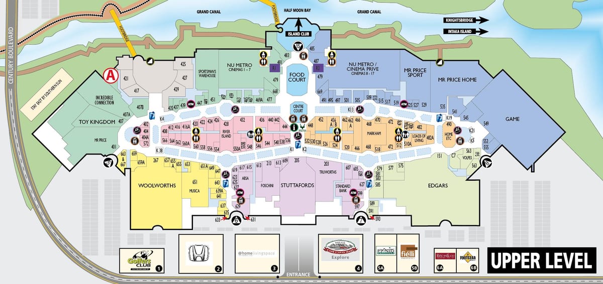 نقشہ کی نہر چل نقشہ کیپ ٹاؤن