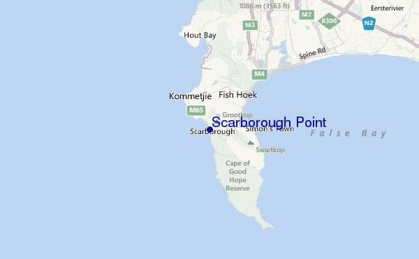 نقشہ کے scarborough کیپ ٹاؤن