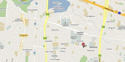 نقشہ کے athlone کیپ ٹاؤن