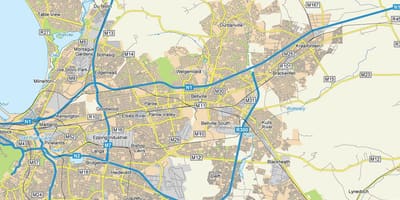 Bellville کیپ ٹاؤن نقشہ