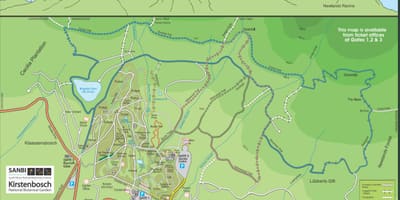 نقشہ کے kirstenbosch