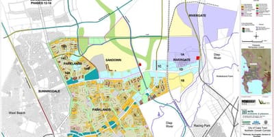 نقشہ کے parklands کیپ ٹاؤن 