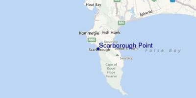 نقشہ کے scarborough کیپ ٹاؤن